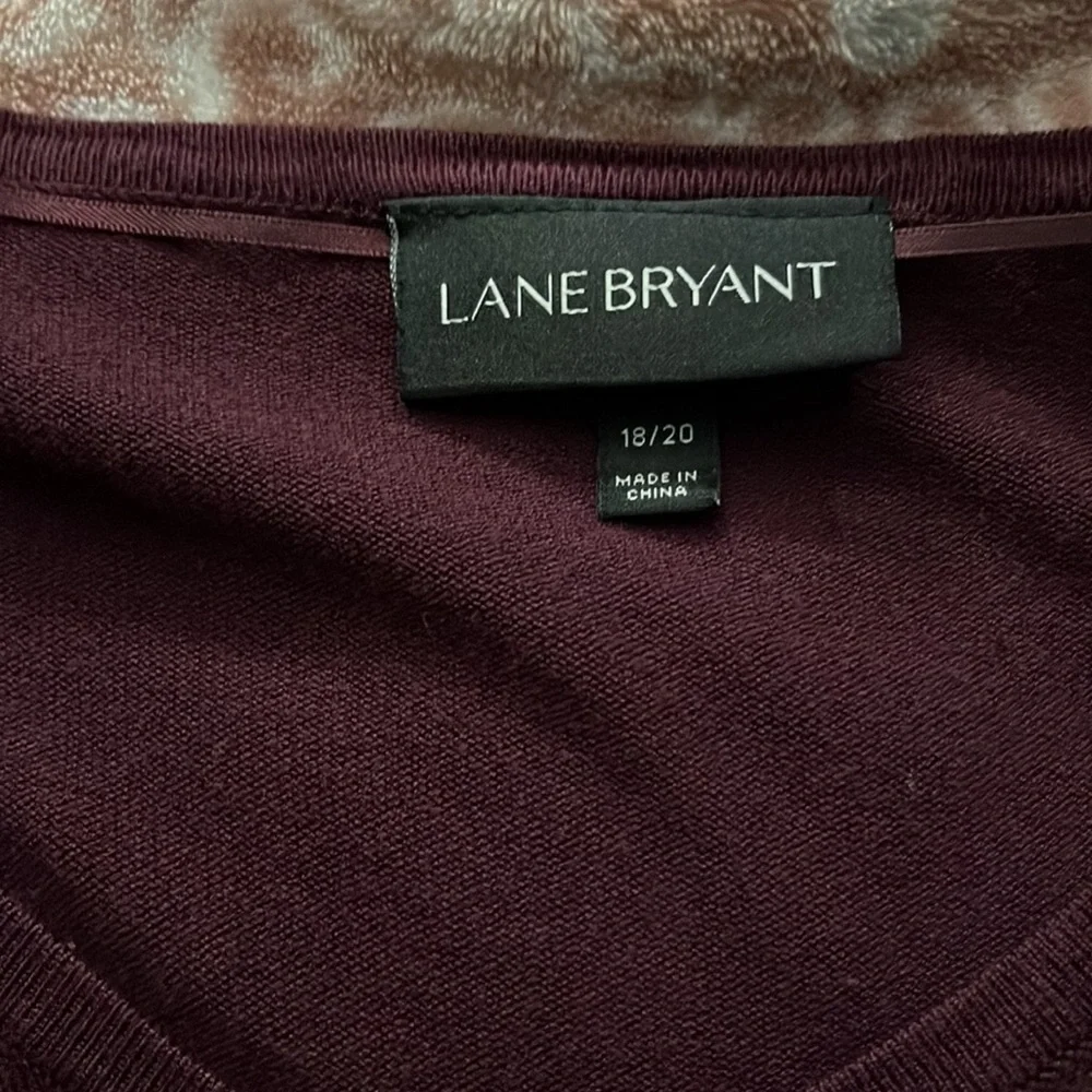 Lane Bryant 18/20 Sweater Purple - Picture 6 of 6